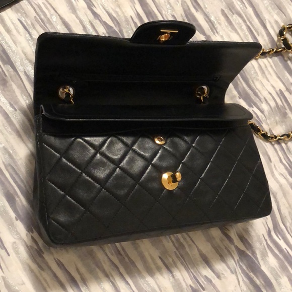 Chanel Small Lambskin Double Flap - Picture 5 of 8